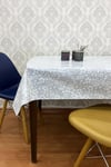 Pvc kaymaz elyaf tabanlı Silinebilir Muşamba Masa Örtüsü 158-B