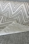 Pvc Şeffaf Dantel Raf Örtüsü - Geometrik_1009-D