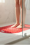 Süper kaydırmaz Silikon Banyo Paspası Vantuzlu Banyo Ve Duş Kaydırmazı