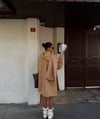 Düğmeli Trençkot - Kahverengi