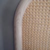 Napolyon Doğal Ahşap Hazeranlı Yatak Başlığı (50x170 Cm)