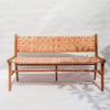 Napolyon Mango Deri Bench