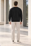 Erkek 2’li Paket Bisiklet Yaka Basic Günlük Sweatshirt - Siyah & Antrasit Siyah