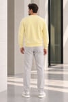 Erkek 2’li Set Bisiklet Yaka Basic Sweatshirt Mavi & Sarı Mavi