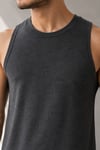 Erkek Antrasit Melanj Bisiklet Yaka Slim Fit Sporcu Atlet