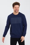 Erkek Baskılı Sweatshirt  Lacivert