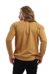 Erkek Bisiklet Yaka Karyoka Dikişli Sweatshirt Kahverengi