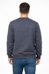 Erkek Bisiklet Yaka Regular Fit 3 İplik Pamuklu Füme Sweatshirt