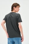 Erkek Bisiklet Yaka Regular Kalıp T-shirt Antrasit