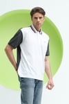 Erkek Çift Renk Polo Yaka T-Shirt Antrasit