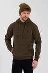 Erkek İskelet Nakışlı 3 İplik Sweatshirt   Haki