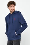 Erkek İskelet Nakışlı 3 İplik Sweatshirt  İndigo