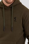 Erkek İskelet Nakışlı 3 İplik Sweatshirt   Haki
