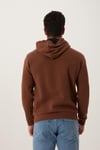 Erkek İskelet Nakışlı 3 İplik Sweatshirt   Kahverengi