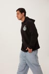 Erkek Oversize Baskılı Sweatshirt Siyah