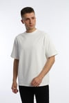 Erkek Oversize Fit Basic Tişört Beyaz