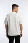 Erkek Oversize Fit Basic Tişört Beyaz