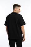 Erkek Oversize Fit Basic Tişört Siyah