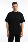 Erkek Oversize Fit Basic Tişört Siyah