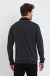 Erkek Polo Yaka 2 İplik Sweatshirt Antrasit