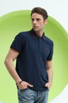 Erkek Polo Yaka T-Shirt Lacivert