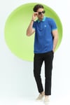 Erkek Regular Kalıp Polo Yaka T-Shirt Saks