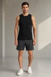 Erkek Slim Fit Atlet Siyah