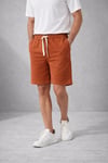 Erkek Taba Basic Lastikli Bağcıklı Regular Fit Şort