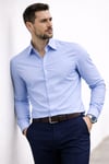 Erkek Uzun Kollu Regular Fit Pamuklu Kolay Ütülenebilir Oxford Gömlek