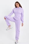 Kadın Korse Detaylı Sweatshirt  Lila
