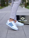 Erkek Beyaz Ortopedik Kaydırmaz Taban Günlük Sneaker 058