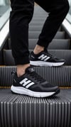 Erkek Beyaz Siyah Sneaker Günlük Sneaker Spor Ayakkabı 065