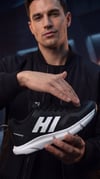 Erkek Beyaz Siyah Sneaker Günlük Sneaker Spor Ayakkabı 065