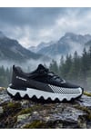Erkek Siyah Beyaz Su İtici Günlük Sneaker Spor Ayakkabı 072