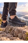 Erkek Siyah Füme Su İtici Günlük Sneaker Spor Ayakkabı 072
