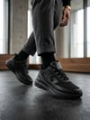 Erkek Siyah Gold Sneaker Günlük Sneaker Spor Ayakkabı 064