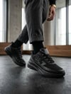 Erkek Siyah Gold Sneaker Günlük Sneaker Spor Ayakkabı 064