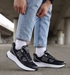 Erkek Siyah Gold Sneaker Günlük Sneaker Spor Ayakkabı 064