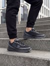 Erkek Siyah Gold Sneaker Günlük Sneaker Spor Ayakkabı 064