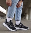 Erkek Siyah Gold Sneaker Günlük Sneaker Spor Ayakkabı 064