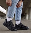 Erkek Siyah Gold Sneaker Günlük Sneaker Spor Ayakkabı 064