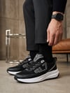 Erkek Siyah Gold Sneaker Günlük Sneaker Spor Ayakkabı 064