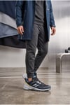 Erkek Siyah Mavi Su İtici Günlük Sneaker Spor Ayakkabı 071