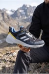 Erkek Siyah Mavi Su İtici Günlük Sneaker Spor Ayakkabı 071