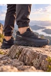 Erkek Siyah Su İtici Günlük Sneaker Spor Ayakkabı 072