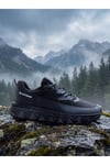 Erkek Siyah Su İtici Günlük Sneaker Spor Ayakkabı 072