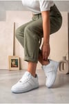 Kadın Beyaz Mavi Sneaker Günlük Yürüyüş Spor Ayakkabı 067-K Beyaz-Mavi