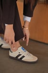Kadın Beyaz Ortopedik Taban Çizgi Detaylı Günlük Sneaker 057