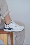 Kadın Beyaz Ortopedik Taban Günlük Sneaker 048