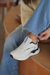 Kadın Beyaz Ortopedik Taban Günlük Sneaker 048